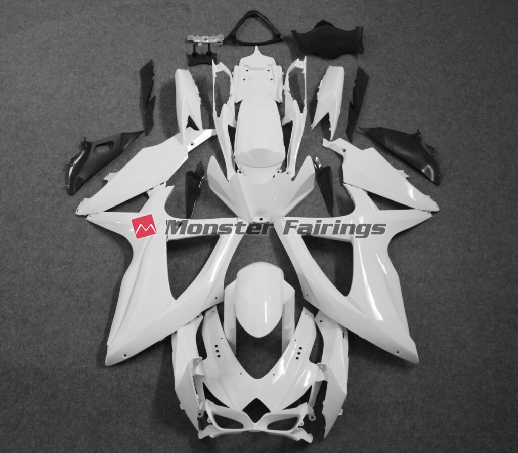 Unpainted ABS fairings for Suzuki GSXR 600 - 750 2008 - 2010 - premium OEM fit kit by Monster Fairings
