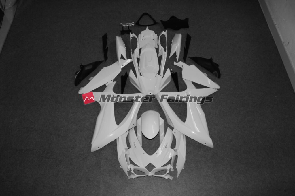 Suzuki GSXR 600 - 750 2008 - 2010 ABS unpainted fairings - high - quality motorcycle kit by Monster Fairings