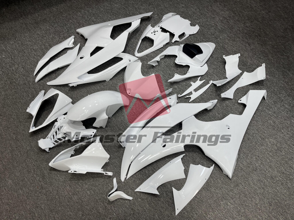 Gloss White ABS fairings for Yamaha R6 2008 - 2016 - premium OEM fit kit by Monster Fairings