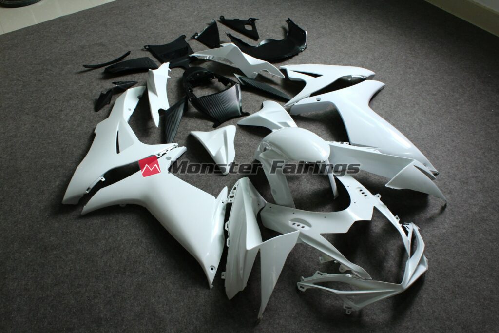 Suzuki GSXR 600 - 750 2011 - 2014 custom unpainted ABS fairings - durable replacement kit, Monster Fairings