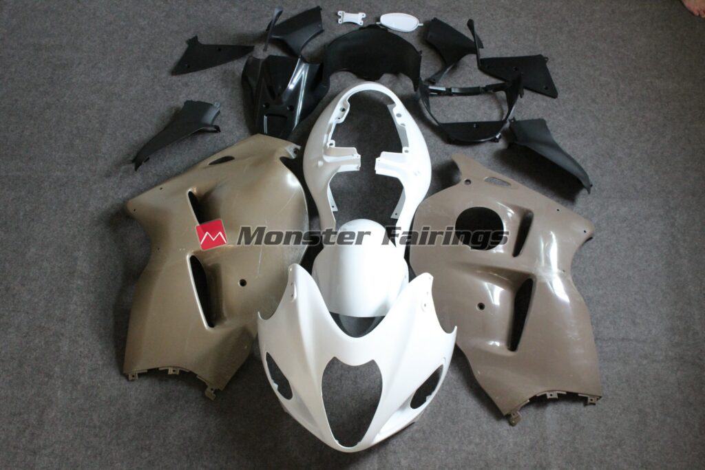 Suzuki GSXR 1300 1997 - 2007 unpainted ABS fairings - custom motorcycle bodywork kit by Monster Fairings