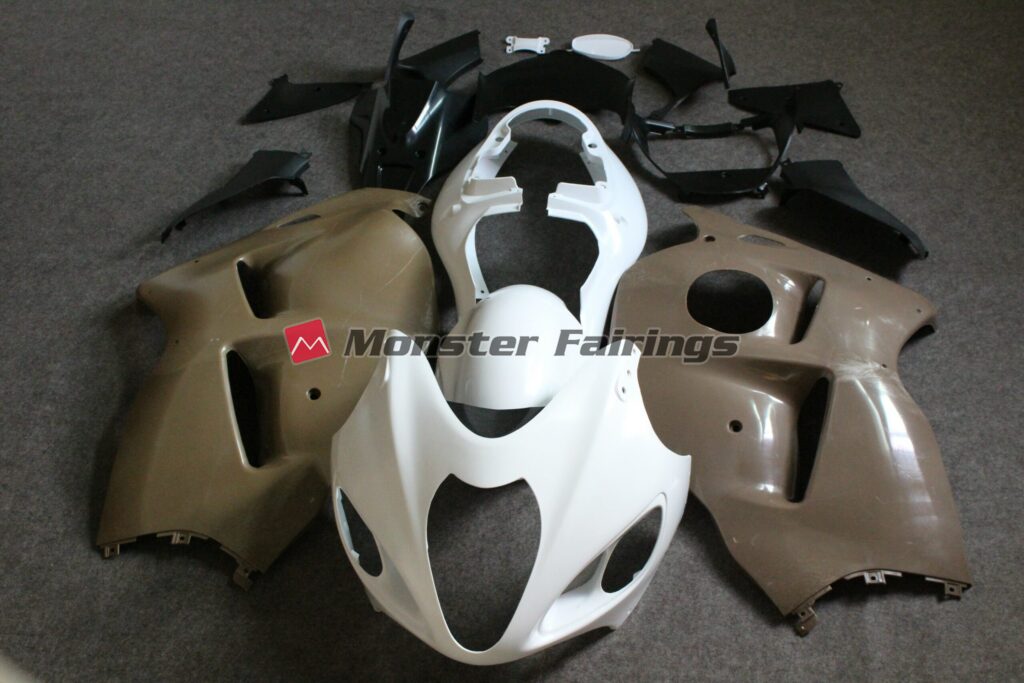 1997 - 2007 Suzuki GSXR 1300 unpainted fairing set - ABS injection, ready for paint by Monster Fairings
