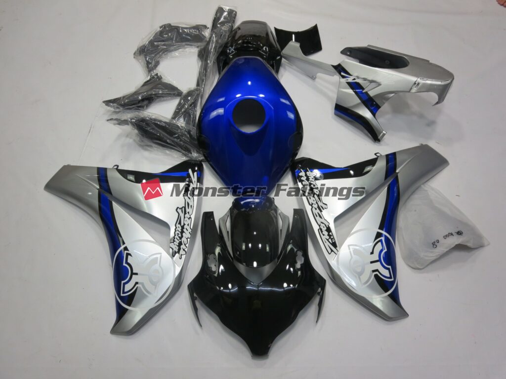 Honda CBR1000RR 2008 - 2011 Silver Special Design ABS fairings - custom motorcycle bodywork kit by Monster Fairings