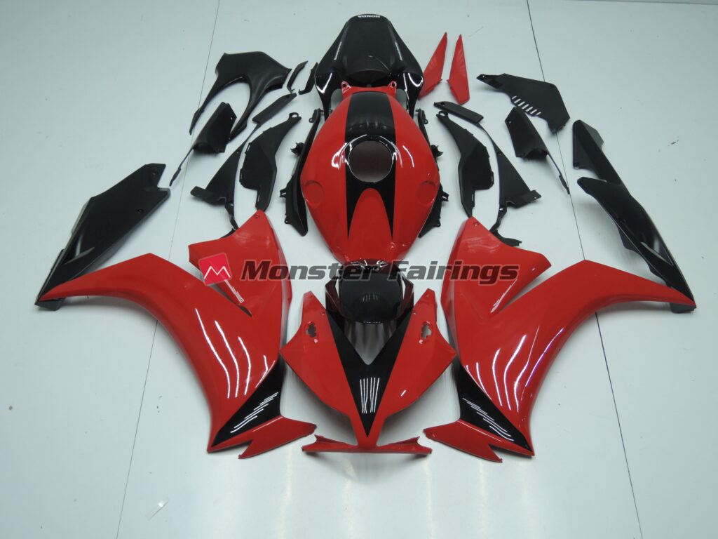 Honda CBR1000RR 2012 - 2016 Red and Black ABS fairings - custom motorcycle bodywork kit by Monster Fairings