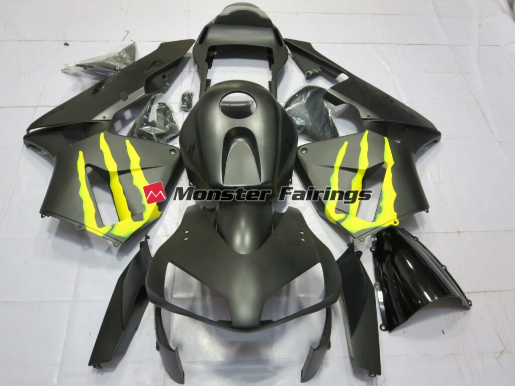 Honda CBR600RR 2003 - 2004 Matte Monster ABS fairings - custom motorcycle bodywork kit by Monster Fairings
