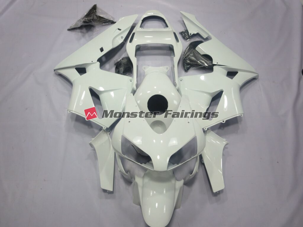 Honda CBR600RR 2003 - 2004 Gloss White ABS fairings - custom motorcycle bodywork kit by Monster Fairings