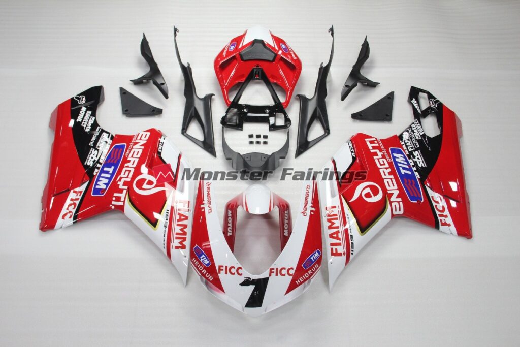 Ducati 848 1098 1198 2007 - 2012 FICC ABS fairings - custom motorcycle bodywork kit by Monster Fairings