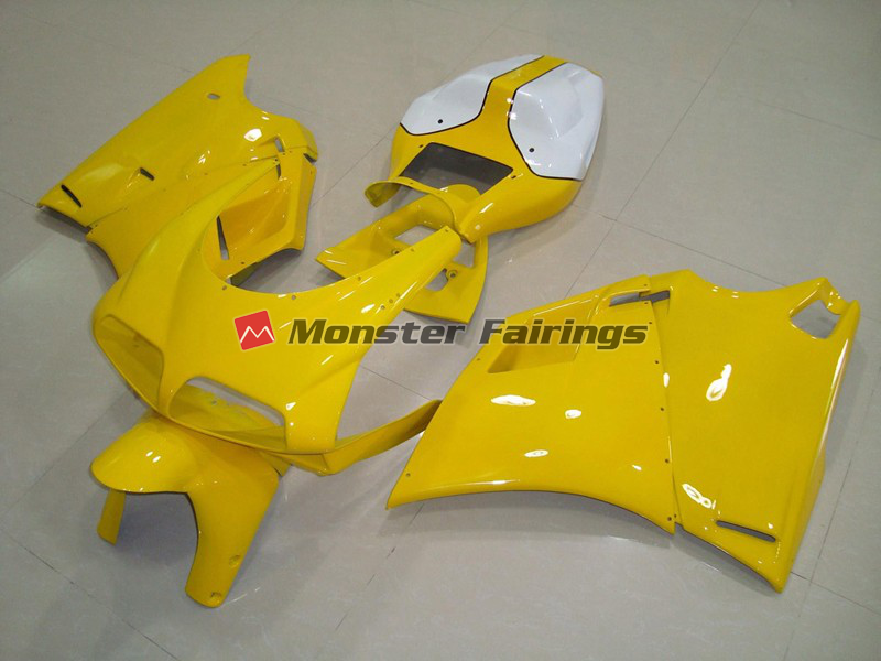 Ducati 996 748 916 998 Yellow Gloss ABS fairings - custom motorcycle bodywork kit by Monster Fairings