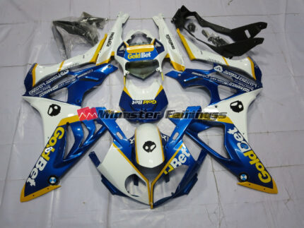 BMW S1000RR 2009 - 2014 Full Gold Bet ABS fairings - custom motorcycle bodywork kit by Monster Fairings