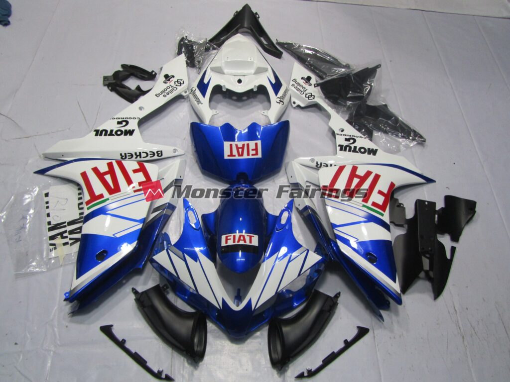 Yamaha R1 2007 - 2008 Fiat Standard ABS fairings - custom motorcycle bodywork kit by Monster Fairings