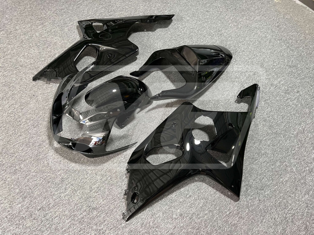 Gloss Black ABS fairings for Suzuki GSXR 1000 2000 - 2002 - premium OEM fit kit by Monster Fairings