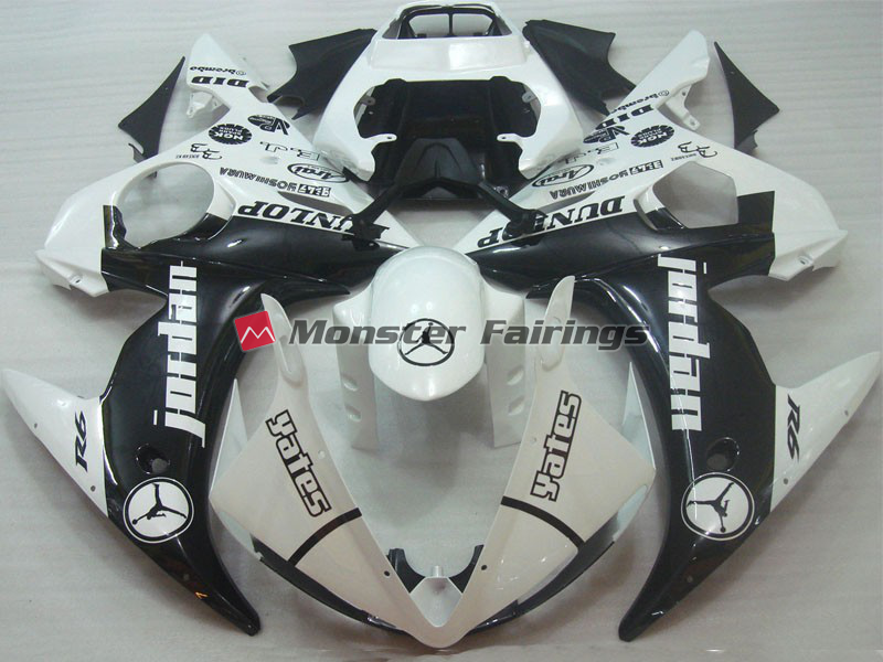 Yamaha R6 2005 Jordan ABS fairings - custom motorcycle bodywork kit by Monster Fairings