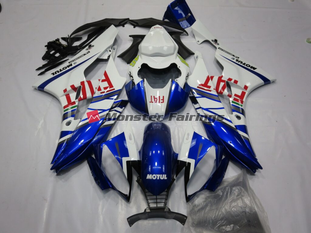 Yamaha R6 2006 - 2007 Fiat ABS fairings - custom motorcycle bodywork kit by Monster Fairings