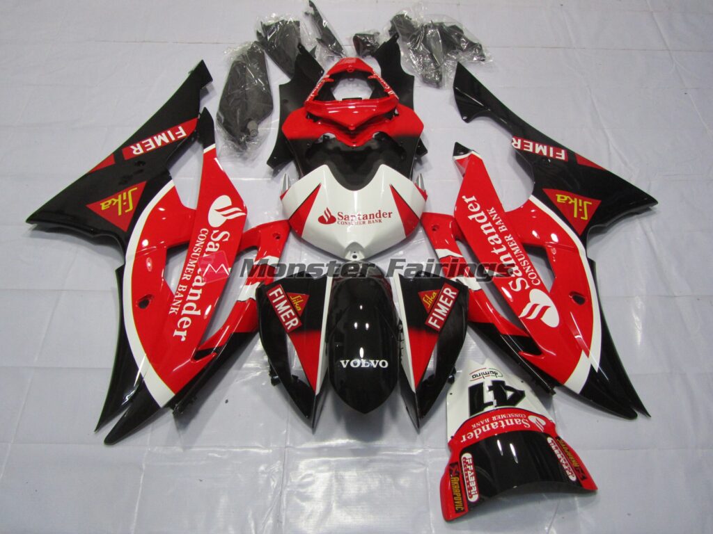 Yamaha R6 2008 - 2016 Santander ABS fairings - custom motorcycle bodywork kit by Monster Fairings