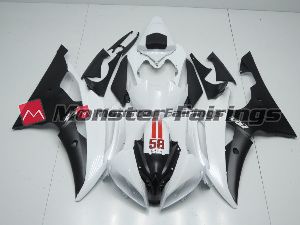 Yamaha R6 2008 - 2016 58 ABS fairings - custom motorcycle bodywork kit by Monster Fairings