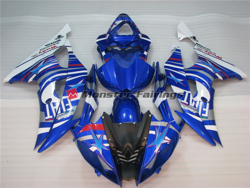 Yamaha R6 2008 - 2016 Swirl Fiat ABS fairings - custom motorcycle bodywork kit by Monster Fairings