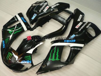 Yamaha R6 1998 - 2002 Black Monster ABS fairings - custom motorcycle bodywork kit by Monster Fairings