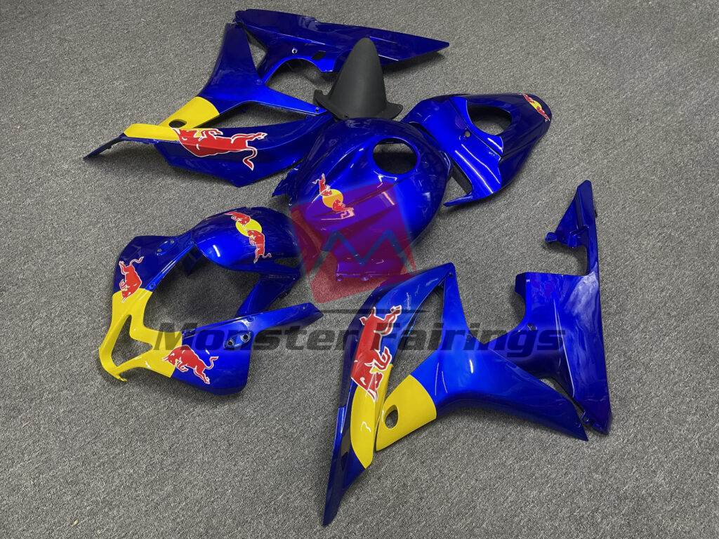 Gloss Deep Blue The Bull ABS fairings for Honda CBR600RR 2007 - 2008 - premium OEM fit kit by Monster Fairings