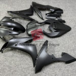 2004 - 2006 Yamaha R1 Matte Black fairing set - ABS injection, custom painted by Monster Fairings