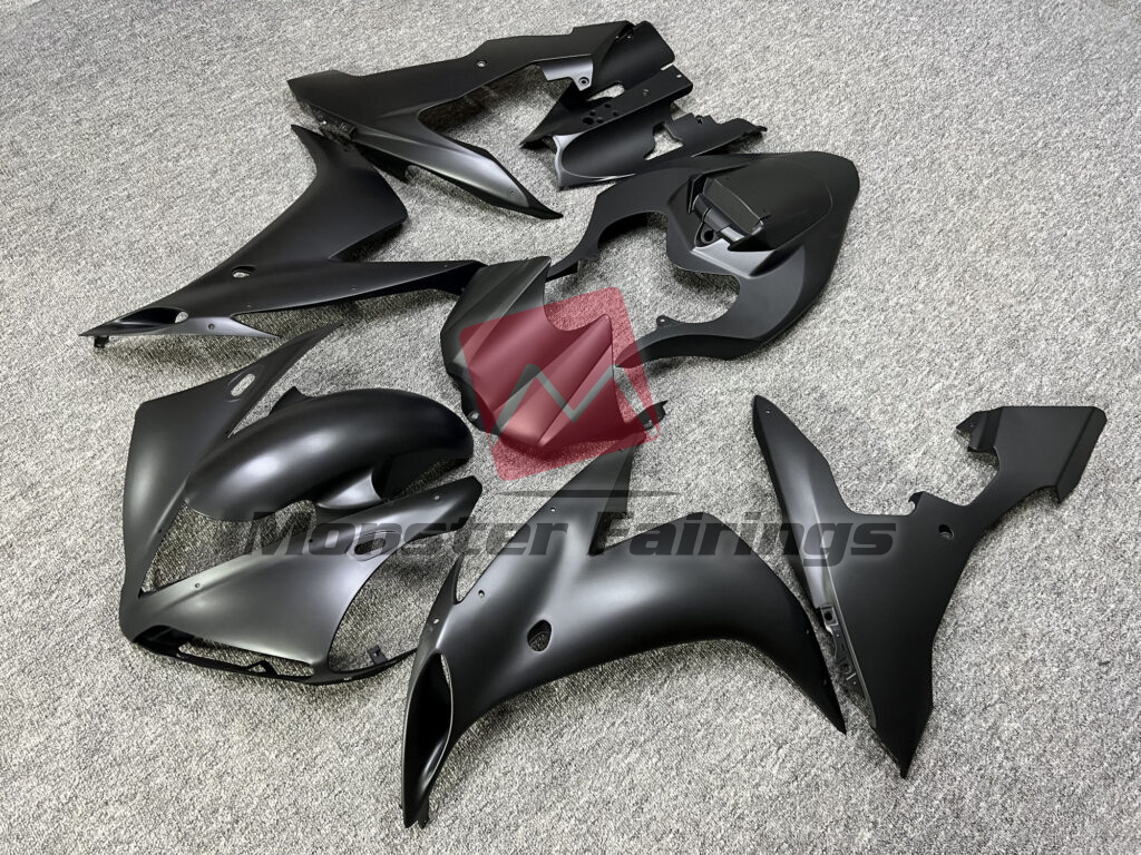 Matte Black ABS fairings for Yamaha R1 2004 - 2006 - premium OEM fit kit by Monster Fairings