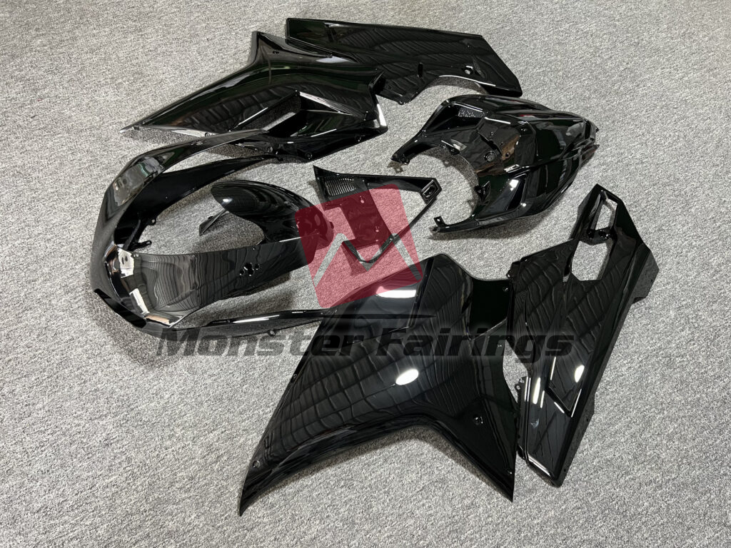 Gloss Black ABS fairings for Ducati 848 1098 1198 2007 - 2012 - premium OEM fit kit by Monster Fairings