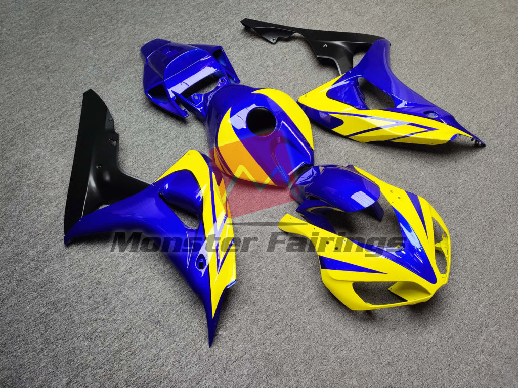 Gloss Blue & Yellow ABS fairings for Honda CBR1000RR 2006 - 2007 - premium OEM fit kit by Monster Fairings