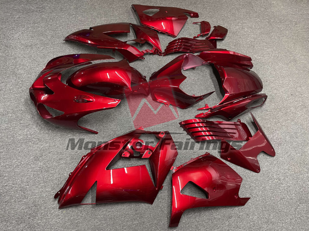 Gloss Candy Red ABS fairings for Kawasaki ZX14R 2006 - 2011 - premium OEM fit kit by Monster Fairings