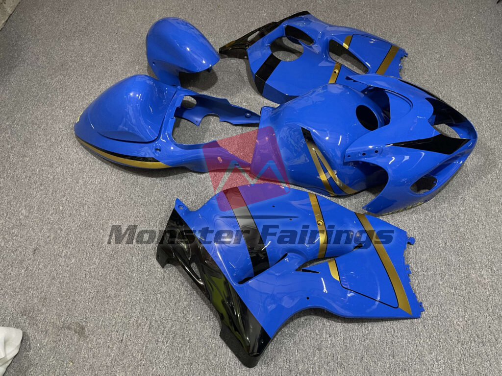 1997 - 2007 Suzuki GSXR1300 Rizla fairing set - ABS injection, custom painted by Monster Fairings