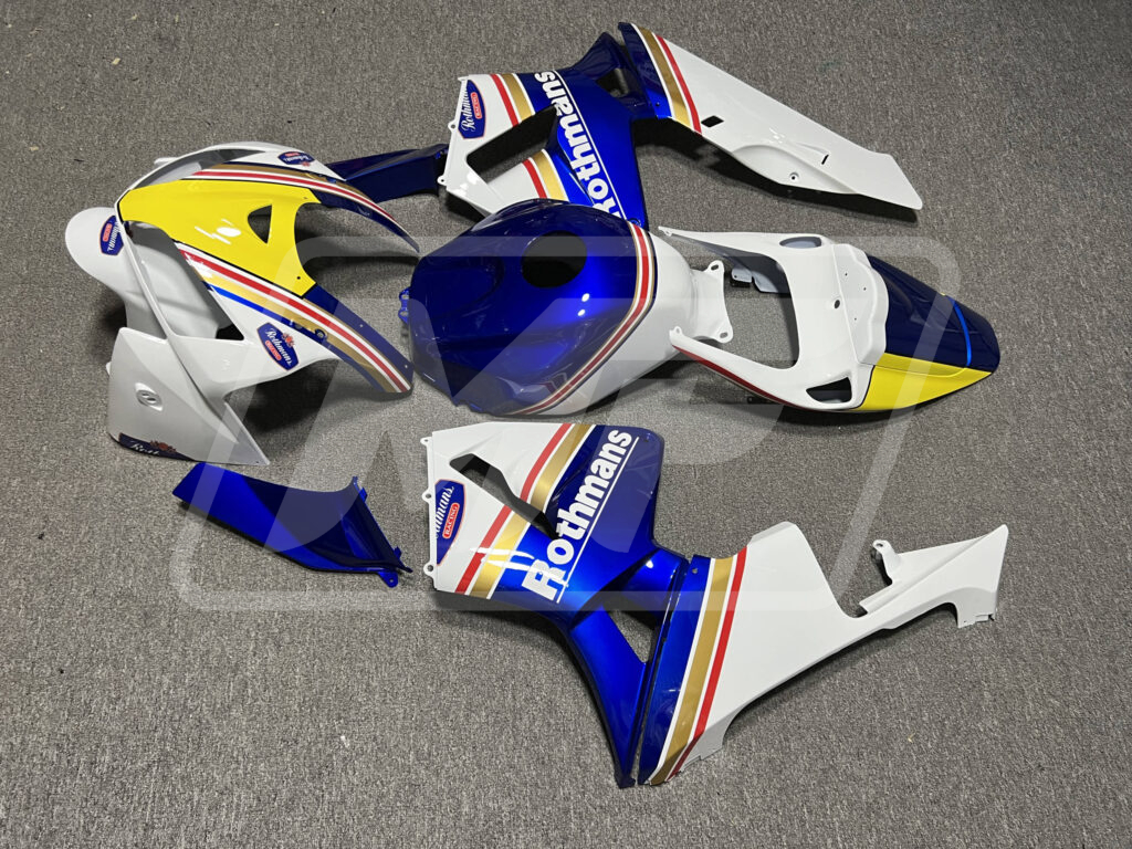 Honda CBR600RR custom ABS fairings 2005 - 2006 in Gloss Rothmans - durable replacement kit, Monster Fairings
