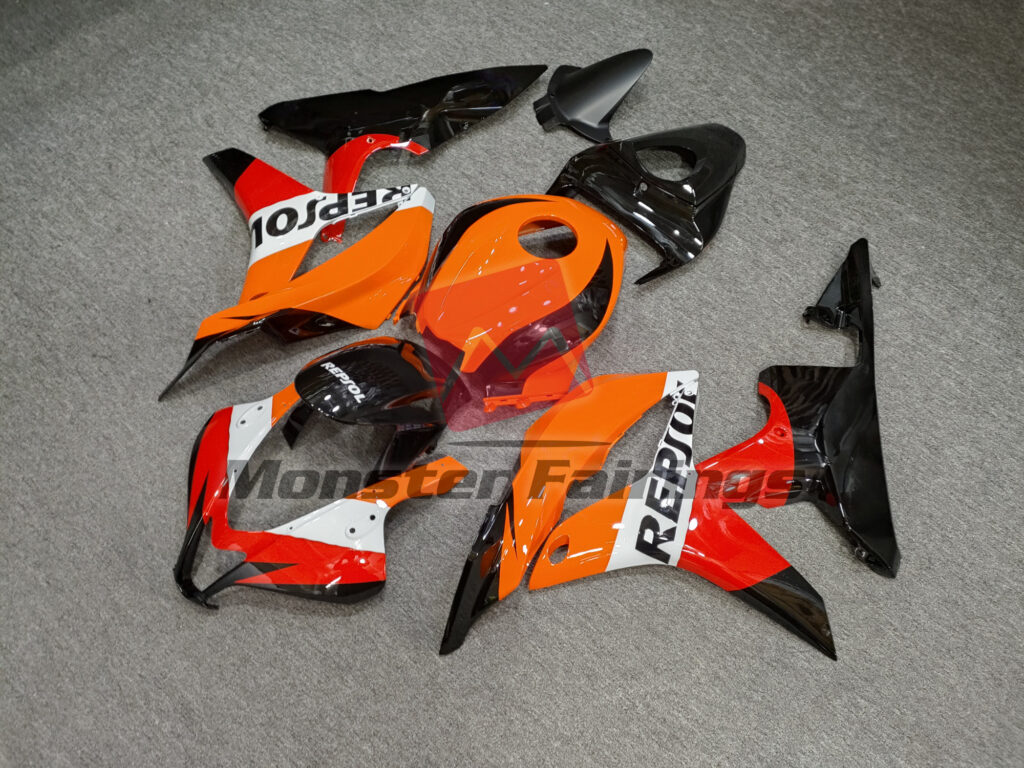 Gloss Classic Repsol ABS fairings for Honda CBR600RR 2007 - 2008 - premium OEM fit kit by Monster Fairings