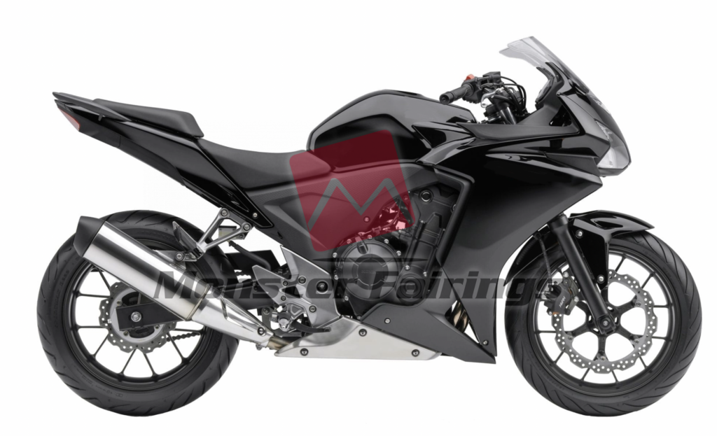 Gloss & Matte Black ABS fairings for Honda CBR500R 2013 - 2015 - premium OEM fit kit by Monster Fairings