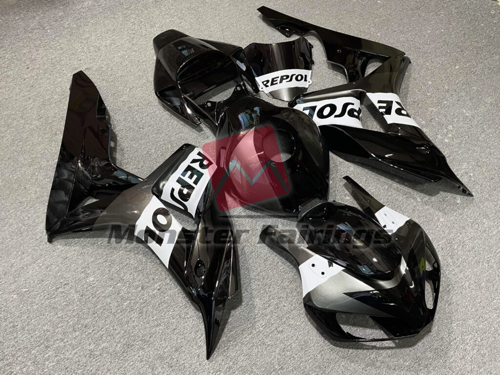 Silver Repsol ABS fairings for Honda CBR1000RR 2006 - 2007 - premium OEM fit kit by Monster Fairings