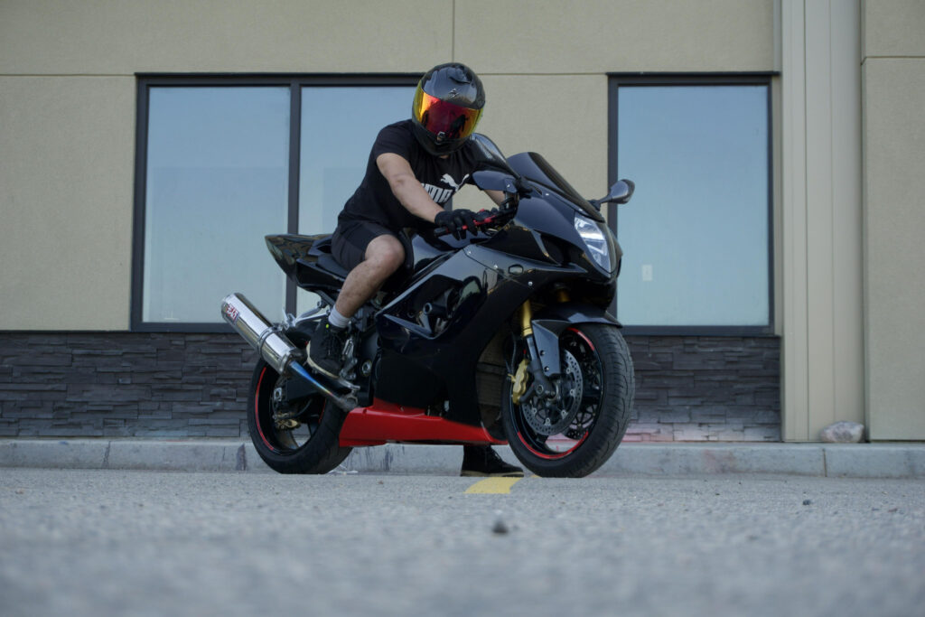 Monster Fairings ABS fairing kit for Suzuki GSXR 1000 2003 - 2004 - Gloss Black & Red with Carbon Fiber, precise OEM fit