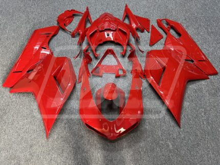 Ducati 848 1098 1198 2007-2013 Gloss Red ABS Fairings | Monster Fairings