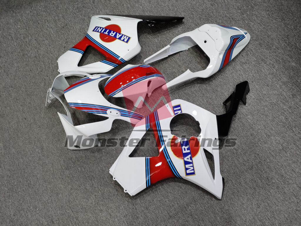 Gloss White Martini ABS fairings for Honda CBR954RR 2002 - 2003 - premium OEM fit kit by Monster Fairings