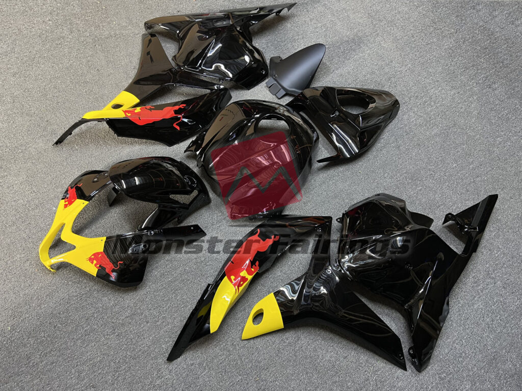 Gloss Black The Bull ABS fairings for Honda CBR600RR 2009 - 2012 - premium OEM fit kit by Monster Fairings