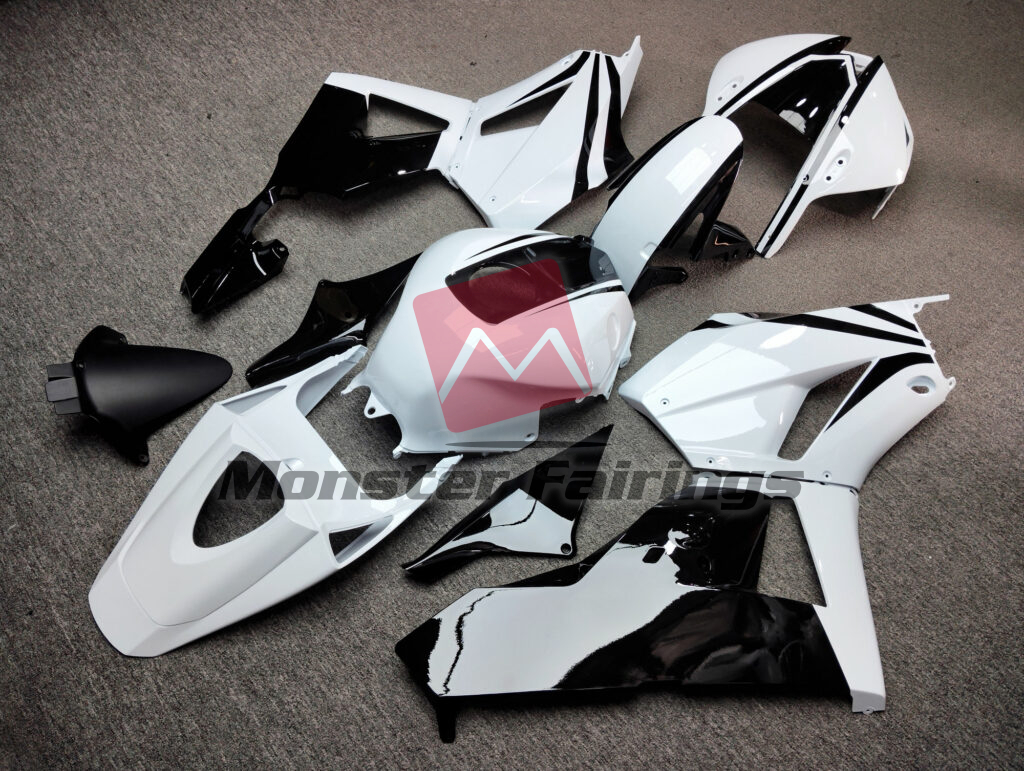 Monster Fairings ABS fairing kit for Honda CBR600RR 2013 - 2025 - Gloss White & Black, precise OEM fit