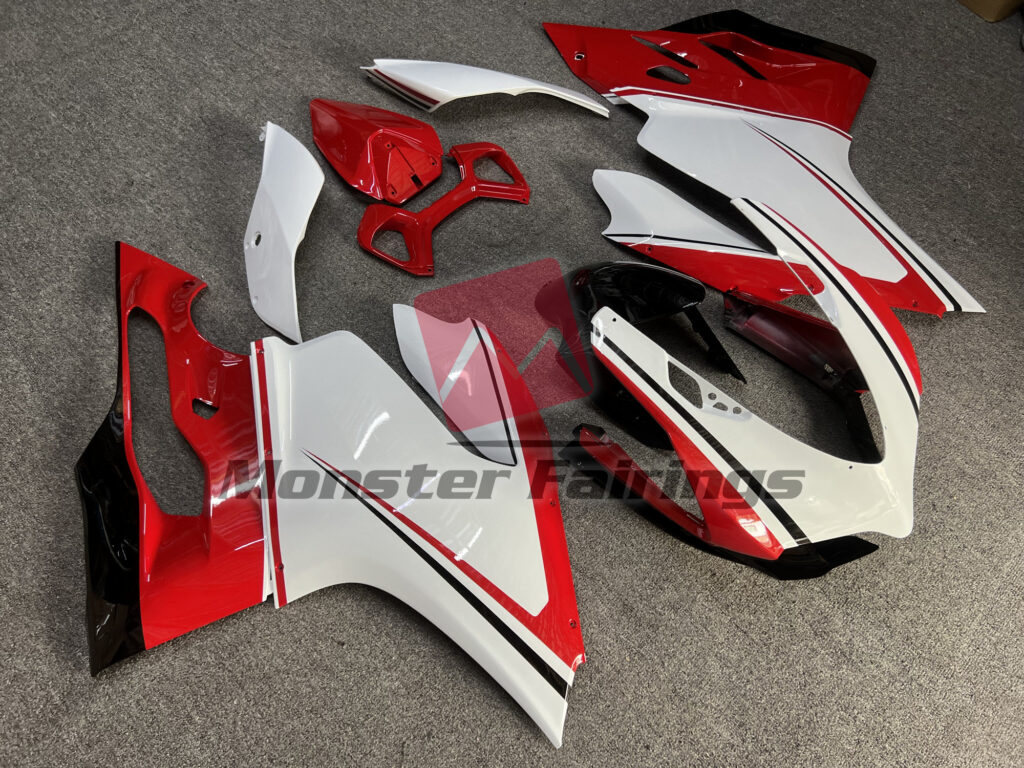 Ducati 1199 custom ABS fairings in Two Tone - durable replacement kit, Monster Fairings
