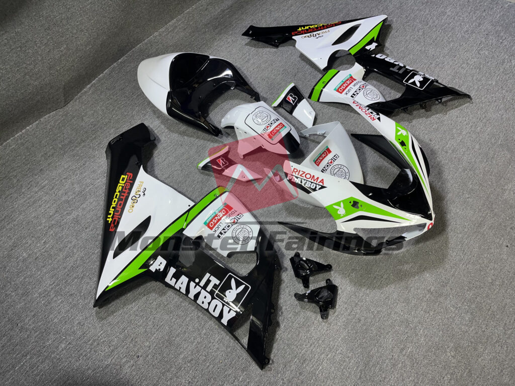 Playboy ABS fairings for Kawasaki ZX6R 2005 - 2006 - premium OEM fit kit by Monster Fairings