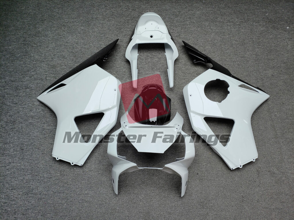 Honda CBR954RR 2002 - 2003 Gloss White & Black ABS fairings - custom motorcycle bodywork kit by Monster Fairings