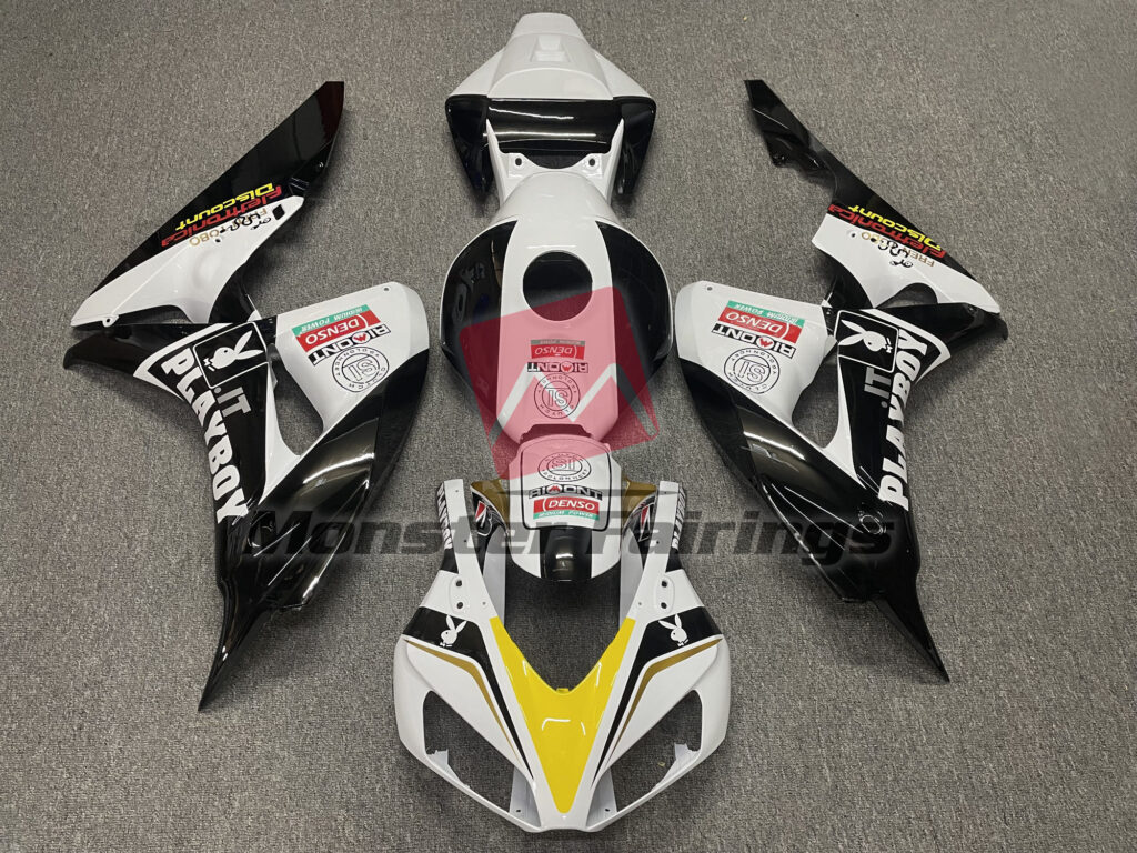 Honda CBR1000RR 2006 - 2007 Playboy Style 2 ABS fairings - custom motorcycle bodywork kit by Monster Fairings