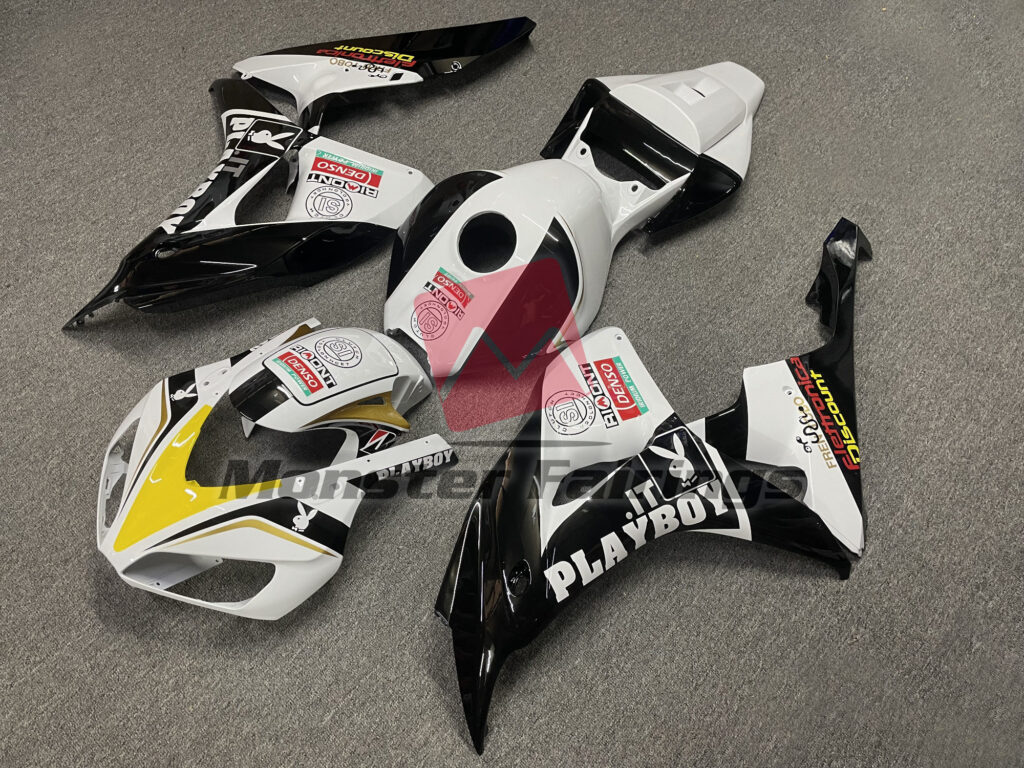 Playboy Style 2 ABS fairings for Honda CBR1000RR 2006 - 2007 - premium OEM fit kit by Monster Fairings
