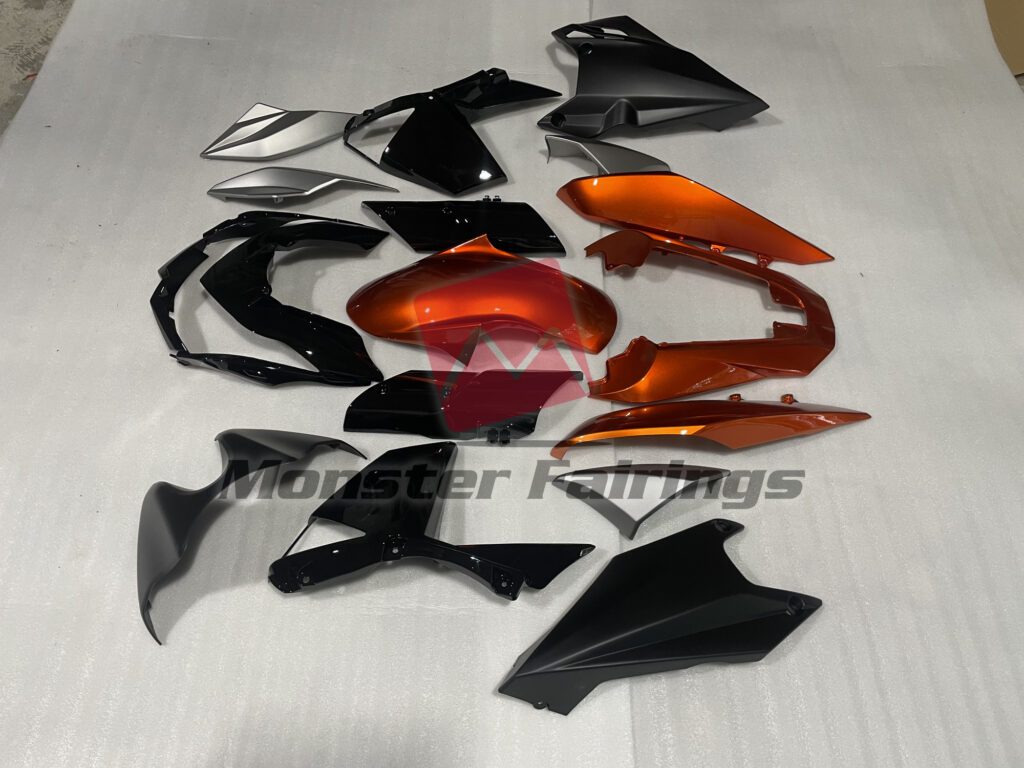 2010 - 2013 Kawasaki Z1000 Burnt Orange fairing set - ABS injection, custom painted by Monster Fairings