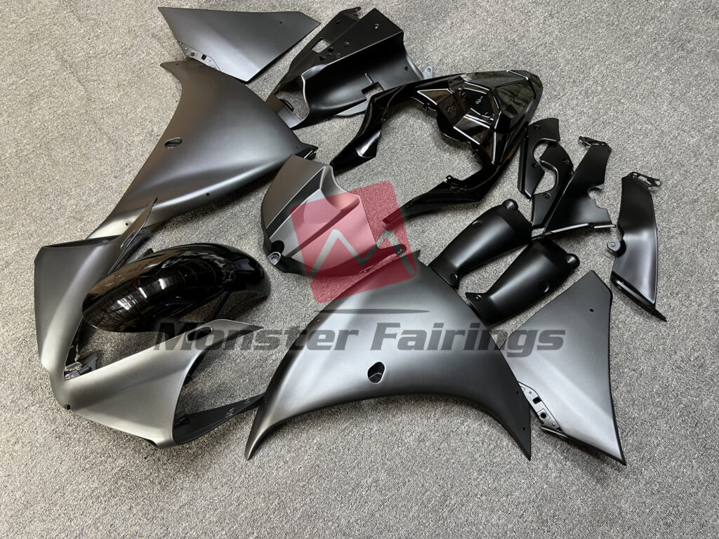 Total Black ABS fairings for Yamaha R1 2012 - 2014 - premium OEM fit kit by Monster Fairings