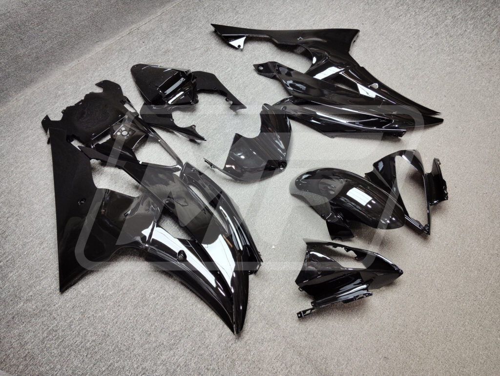 Gloss Black ABS fairings for Yamaha R6 2008 - 2016 - premium OEM fit kit by Monster Fairings