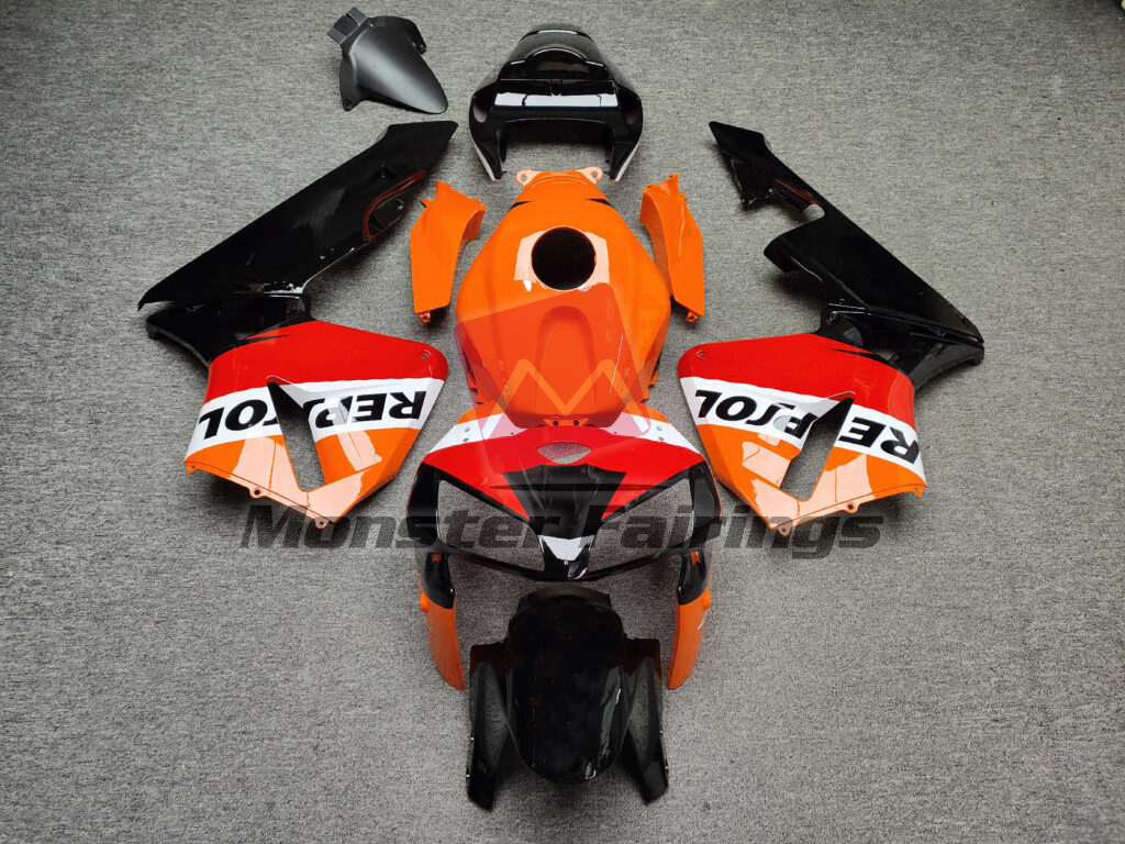 Honda CBR600RR 2005 - 2006 Gloss Classic Repsol ABS fairings - custom motorcycle bodywork kit by Monster Fairings