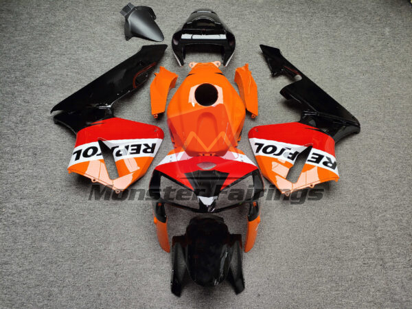 Honda CBR600RR 2005 - 2006 Gloss Classic Repsol ABS fairings - custom motorcycle bodywork kit by Monster Fairings