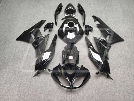 Kawasaki ZX6R 2009-2012 Gloss & Matte Black ABS Fairings | Monster Fairings