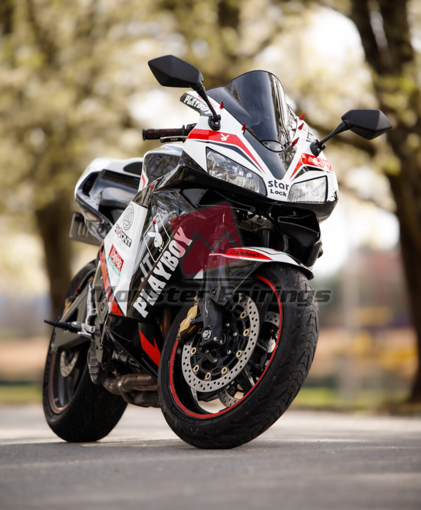 Monster Fairings ABS fairing kit for Honda CBR600RR 2003 - 2004 - Red Playboy, precise OEM fit