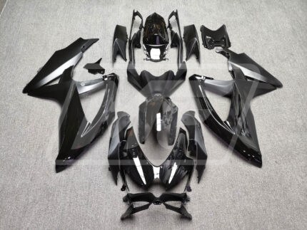 Suzuki GSXR 600-750 2008-2010 Matte & Gloss Black ABS Fairings | Monster Fairings